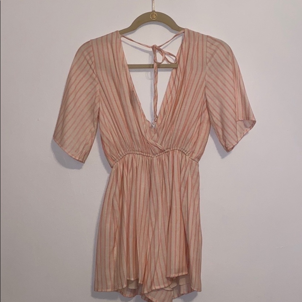 Striped Romper - Picture 3 of 4